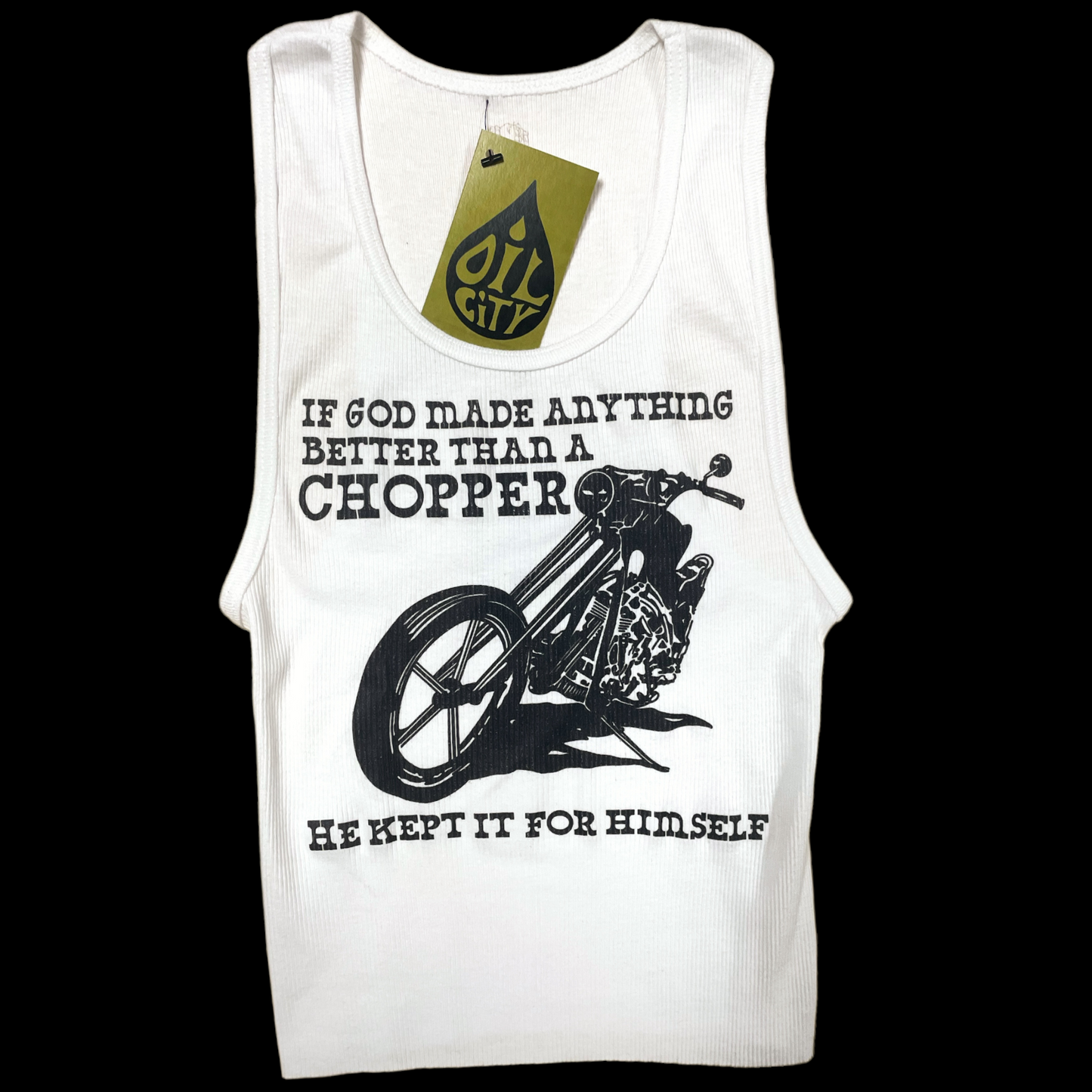 Choppers White Tank Top