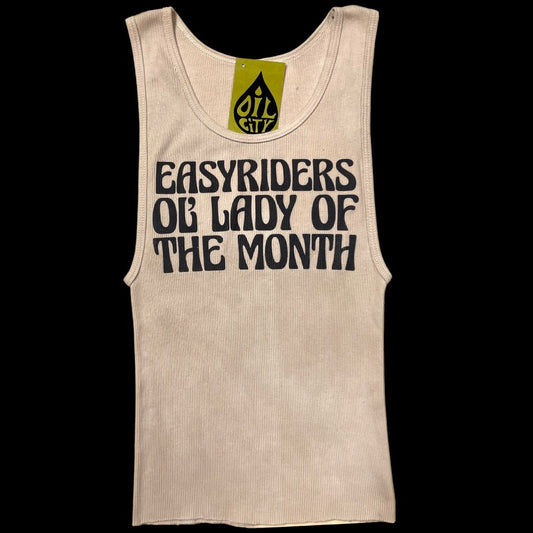 Easyriders Ol’ Lady of the Month Vintage Tan Tank Top