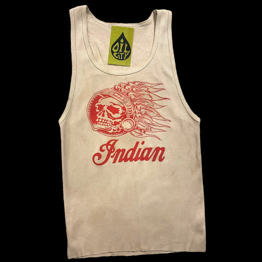 Indian Motorcycle Vintage Tan Tank Top